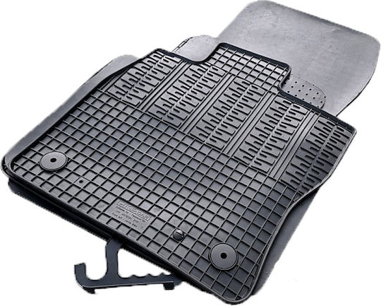 Cik Set of Front and Rear Mats 4pcs for Volkswagen Arteon 2017 Black