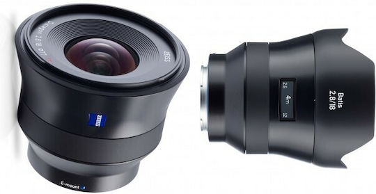 Zeiss Full Frame Φωτογραφικός Φακός Batis 18mm f/2.8 Wide Angle για Sony E Mount Μαύρος