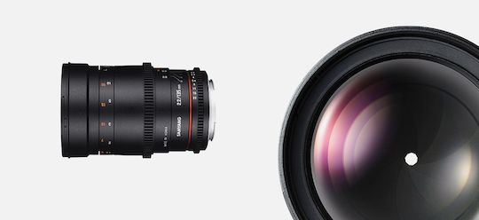 Samyang Full Frame Φωτογραφικός Φακός 135mm T2.2 ED UMC VDSLR Telephoto για Nikon F Mount Μαύρος