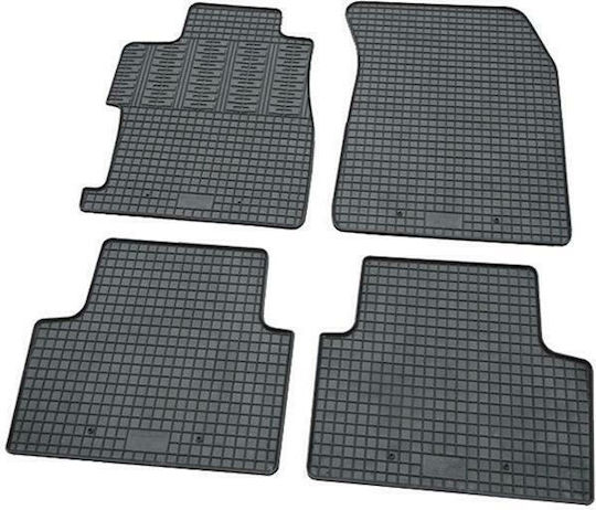 Cik Set of Front and Rear Mats 5pcs for Renault Kangoo 2012+ Black