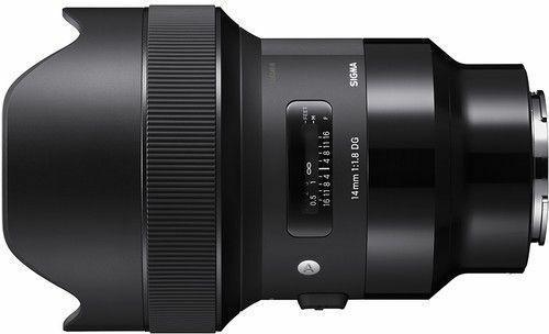 Sigma Full Frame Φωτογραφικός Φακός 14mm f/1.8 DG HSM Art Fisheye / Wide Angle για Sony E Mount Μαύρος