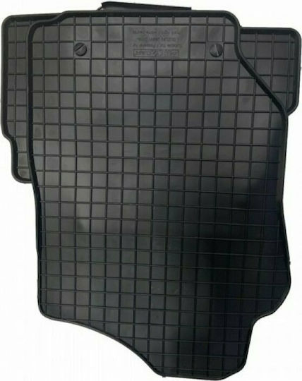 Cik Set of Front and Rear Mats 4pcs for Hyundai IONIQ 2016-2019 Black