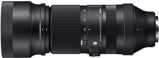 Sigma Пълен кадър Фотообектив 100-400mm f/5-6.3 DG DN OS Contemporary Телеувеличение за Лайка Л Монтаж Черен