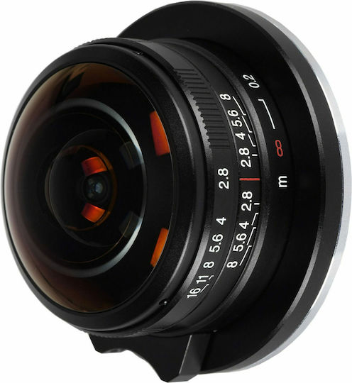 Laowa Crop Φωτογραφικός Φακός 4mm f/2.8 Circular Fisheye / Wide Angle για Fujifilm X Mount Μαύρος