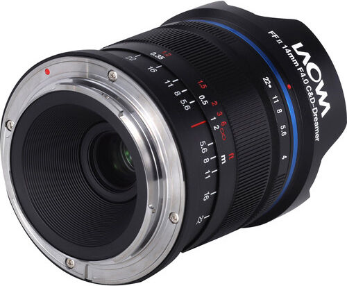 Laowa Full Frame Camera Lens Venus Optics 14mm f/4 FF RL Wide Angle for Canon RF Mount Black