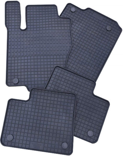 Petex Set of Front and Rear Mats 4pcs for Mercedes-Benz ML 2008+ Black