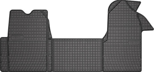 Frogum Set of Front and Rear Mats 3pcs for Renault Master 1998-2010 Black