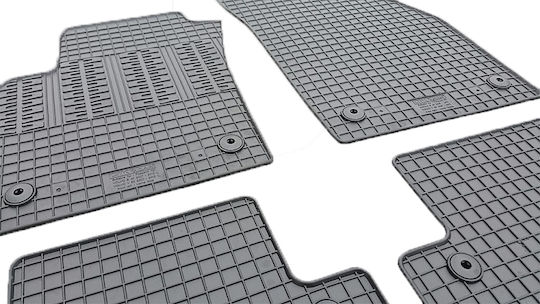 Cik Set of Front and Rear Mats 4pcs for Volvo V50 Black