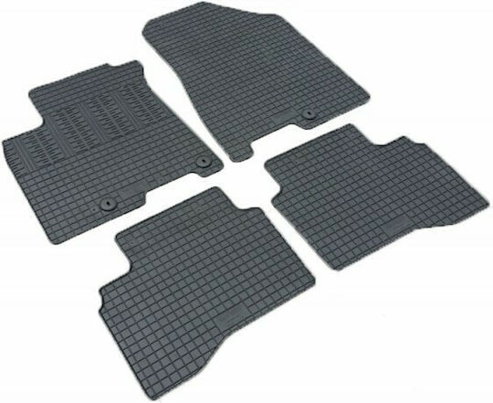 Cik Set of Front and Rear Mats 4pcs for Kia Niro 2016+ Black