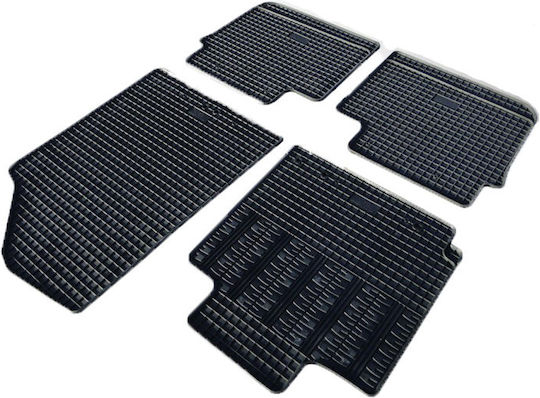 Cik Set of Front and Rear Mats 4pcs for Hyundai Elantra 2007-2011 Black