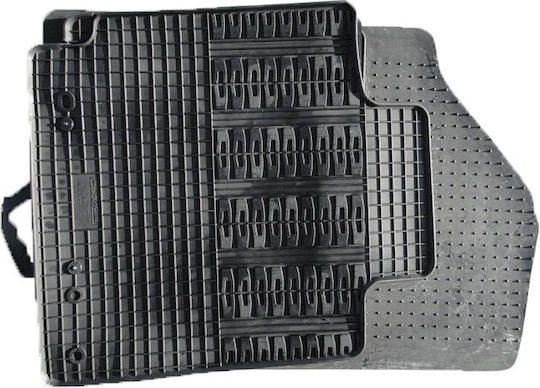 Cik Set of Front and Rear Mats 4pcs for Hyundai Elantra 2007-2011 Black