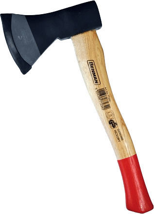 Benman 77232 Axe Shredding Length 36cm and Weight 600gr with Wooden Handle