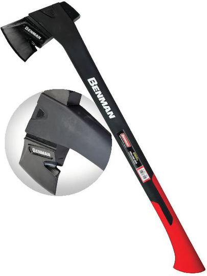 Benman Fiberglass Axe Shredding Length 70cm and Weight 2500gr with Fiberglass Handle