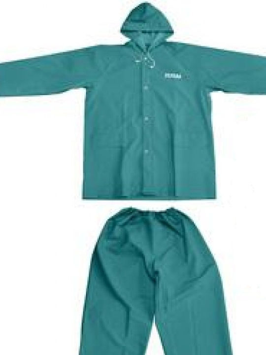 Total Waterproof and Windproof Work Suit Turquoise