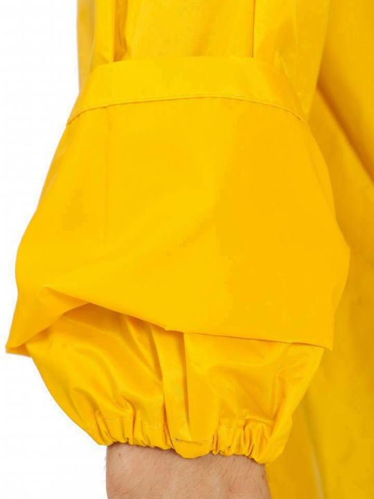 Palltex Poseidon Waterproof Trenchcoat Work Nicherada PVC Yellow with Detachable Hood