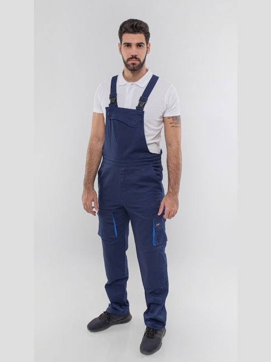 Axon Work Coveralls Dungarees Navy Blue
