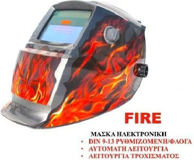 GTMED Fire Mască de Sudură Roșie