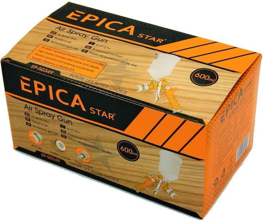 Epica Star Air Spray Paint Gun Top Cup 1.4mm