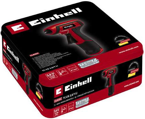 Einhell TC-CG 3.6 Πιστόλι Θερμοκόλλησης 3.6V 1x1.5Ah για Ράβδους Σιλικόνης 7mm