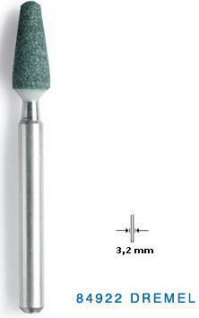 Dremel 84922 Πέτρες Λείανσης με Αξονάκι 4.8mm 3τμχ