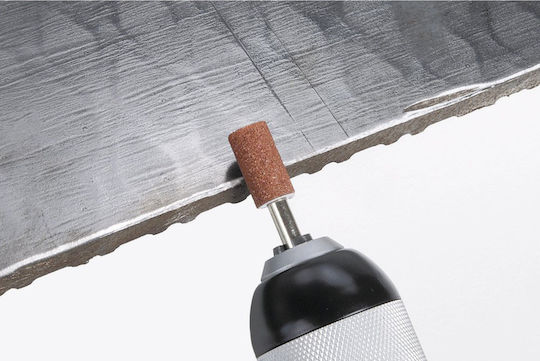 Wolfcraft Cylindrical Sharpening Stone 12x2mm Grinding Stone with Shaft 12mm 2171000