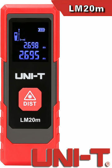 Uni-T Μέτρο Laser LM20m με Δυνατότητα Μέτρησης 20m