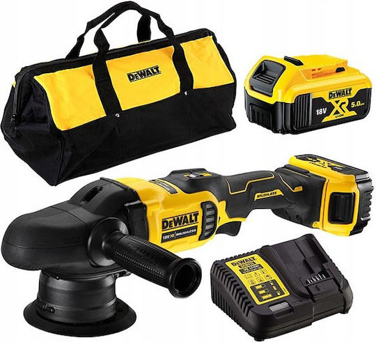 DEWALT Dual Action Αλοιφαδόρος Brushless 18V 2x5Ah με Ταχύτητα 2000-5500rpm & Ρύθμιση Στροφών