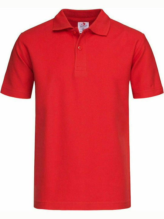 Stedman Kids Polo Short Sleeve Red