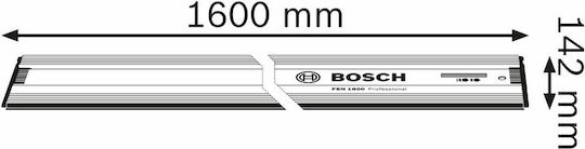 Bosch FSN1600 Ghid Disc pentru fierăstrău circular Șină 1600mm 1600