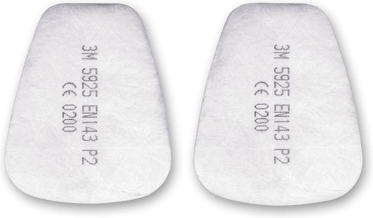 3M Particle Filters P2R Mask Prefilter