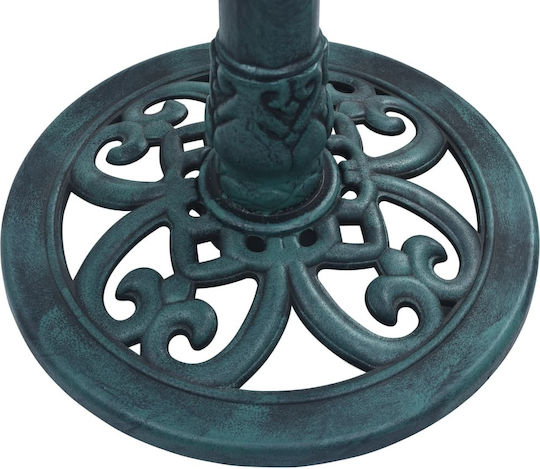 vidaXL Decorative Bird Bath Plastic Fountain Green Fountain 50cmx91cm 48232