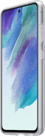 Samsung Slim Strap Clear Cover Back Cover Plastic White (SAMSUNG S21FE)