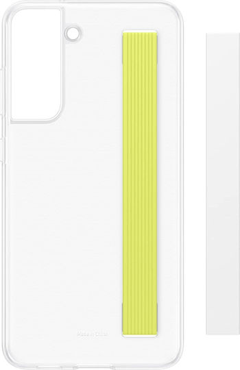 Samsung Slim Strap Clear Cover Back Cover Plastic White (SAMSUNG S21FE)