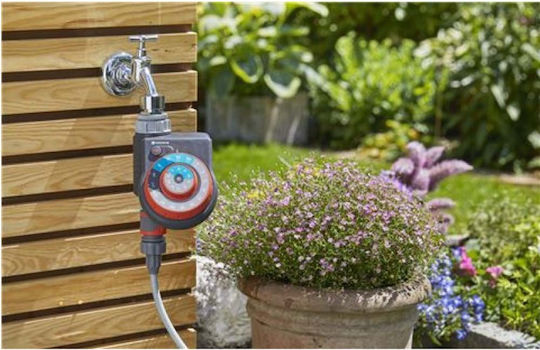 Gardena Easy Plus Προγραμματιστής Ποτίσματος Βρύσης Μπαταρίας 1 Εξόδου
