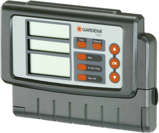 Gardena Classic 6030 Προγραμματιστής Ποτίσματος Πίνακα Ρεύματος 6 Στάσεων