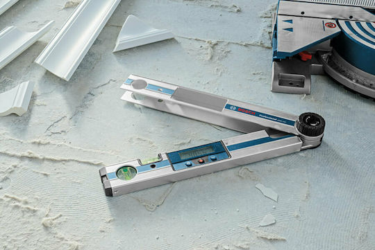 Bosch Gam 220 Professional Digital Goniometru Service Auto / Mecanici Auto Plastic Lungime 40 cm cu Raportor și Nivel cu Bule de Aer din Aluminiu