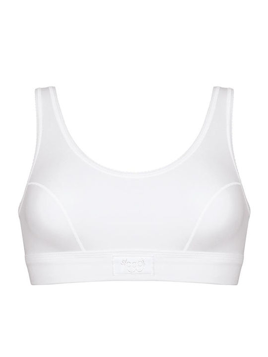 Double Comfort Women's Bra without Padding White