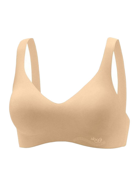Zero Feel Women's Push Up Sports Bra Beige