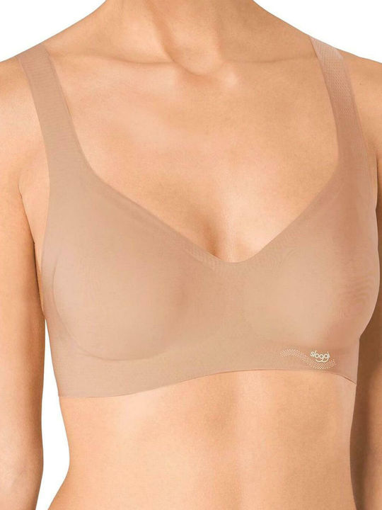 Zero Feel Women's Push Up Sports Bra Beige