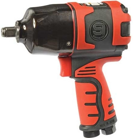 Shinano Air Impact Wrench 1/2" 125kgm SI-1490BSR