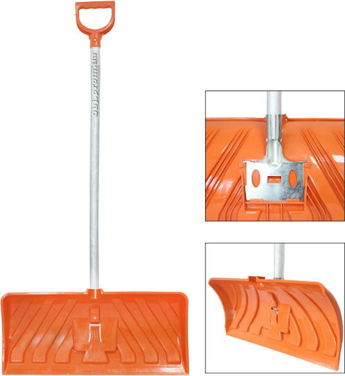 Bradas Lopată de zăpadă cu Coada 140cm și Mâner din Metal