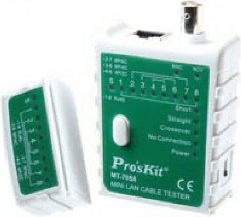 Proskit MT-7058 Kabeltester Netzwerk RJ45 / RJ11 / BNC