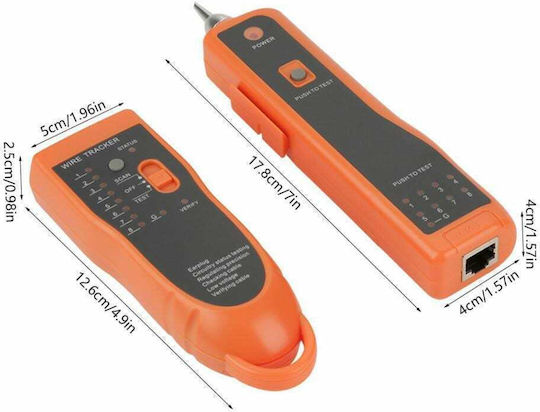 XQ-350 Tester Καλωδίων Δικτύου RJ45 / RJ11