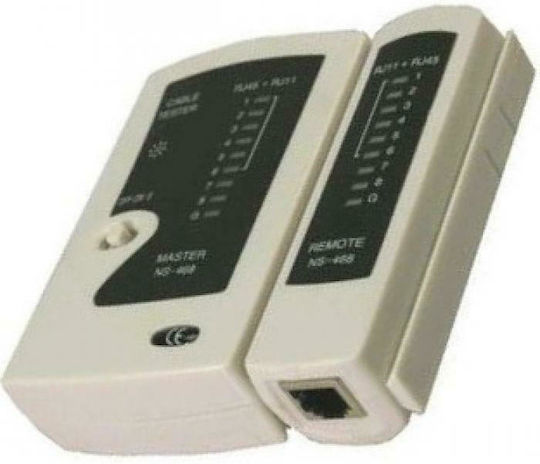 LogiLink WZ0010 Tester Καλωδίων Δικτύου RJ45 / RJ12 / RJ11