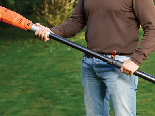 Black & Decker PS7525 Telescopic Pole Saw Electric 800W Total Length 270cm and Blade 25cm