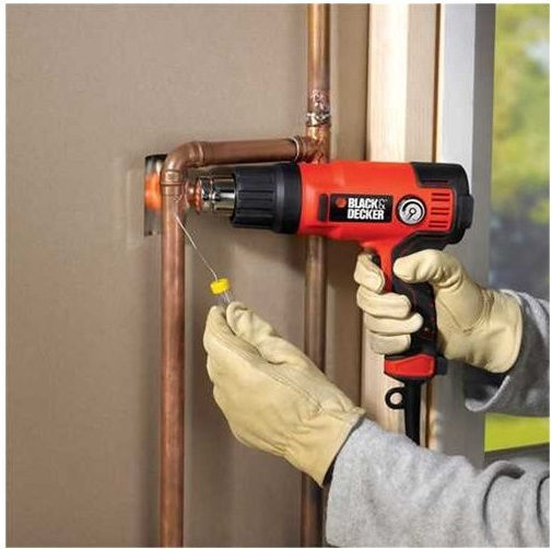Black & Decker KX2200K Πιστόλι Θερμού Αέρα 2000W με Ρύθμιση Θερμοκρασίας εως και 645°C