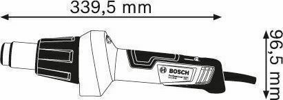 Bosch GHG 20-60 Πιστόλι Θερμού Αέρα 2000W με Ρύθμιση Θερμοκρασίας εως και 630°C