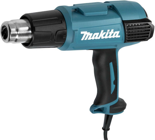 Makita HG6531CK Пистолет за горещ въздух 2000W с регулиране на температурата до 650°C