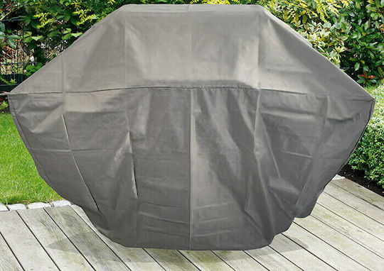 Home & Camp Grill Cover Gray from Polyester with UV Protection 125cmx60cmx100cmcm