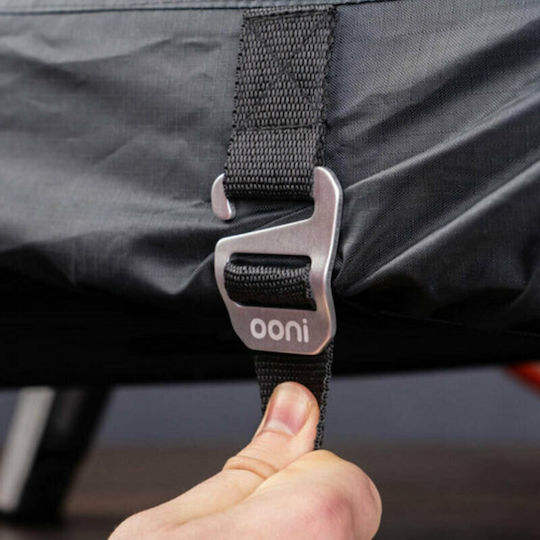 Ooni Капак за Грил Черен Съвместим с Кода 16 от Полиестер 28брx20бр